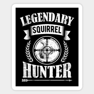 Retro Vintage Style Legendary Squirrel Hunting Gift For Hunter Magnet